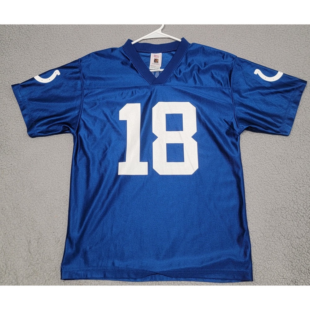 Indianapolis Colts Jersey Youth XL NFL‎ Football Peyton Manning 18 Players Inc